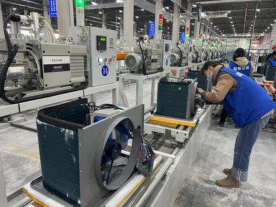 徐州盈量空調(diào)正式投產(chǎn) 7個(gè)月零20天創(chuàng)下投產(chǎn)新速度，為睢寧智能制造注入強(qiáng)勁動(dòng)能